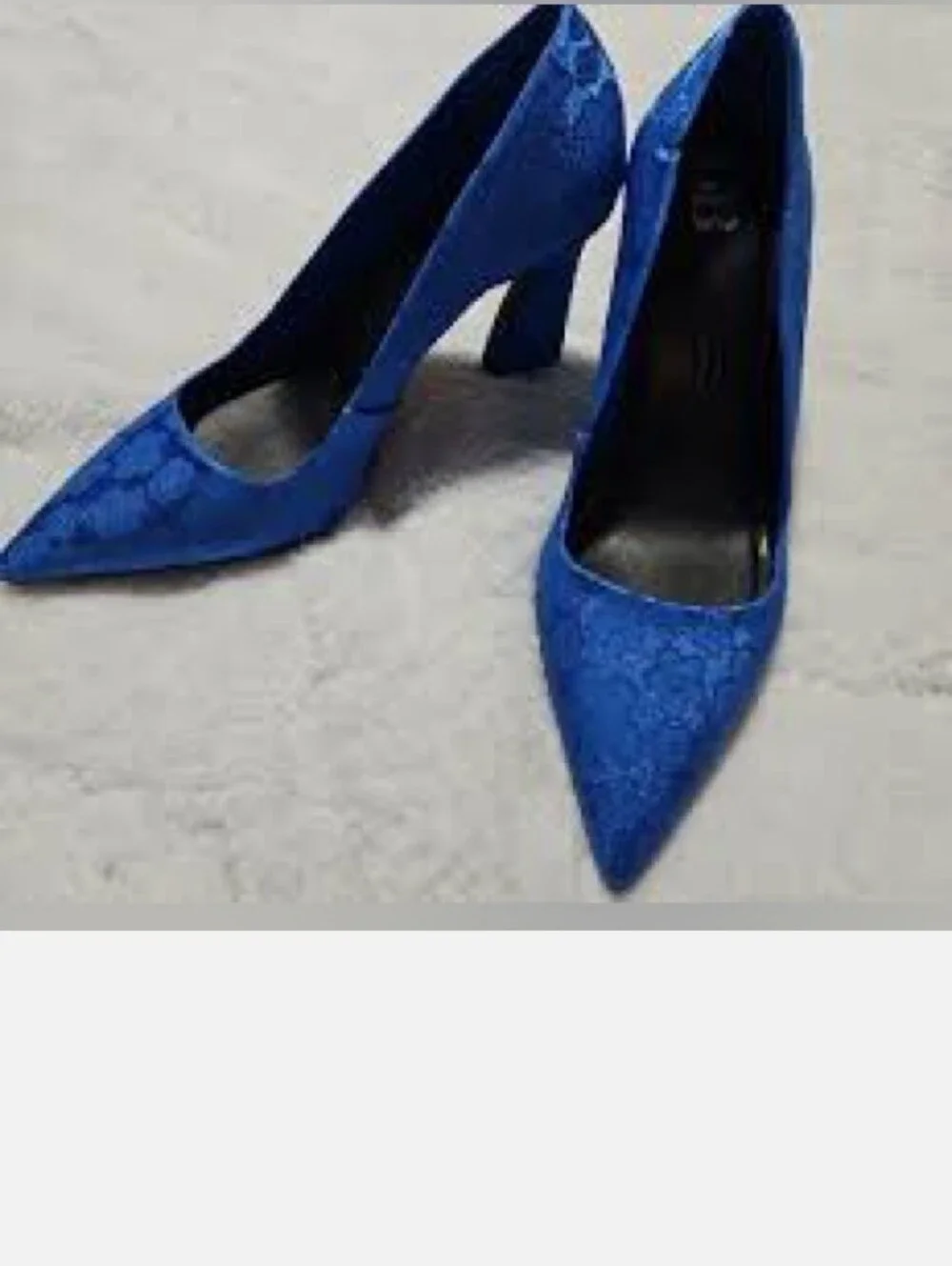 Gianni Bini Azure Floral Heels